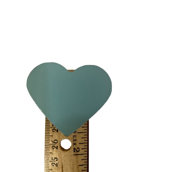 Valentines 9 Mini Wood Candy Conversation Hearts in Jar Decor Sweetheart Ornamen - Picture 7 of 10